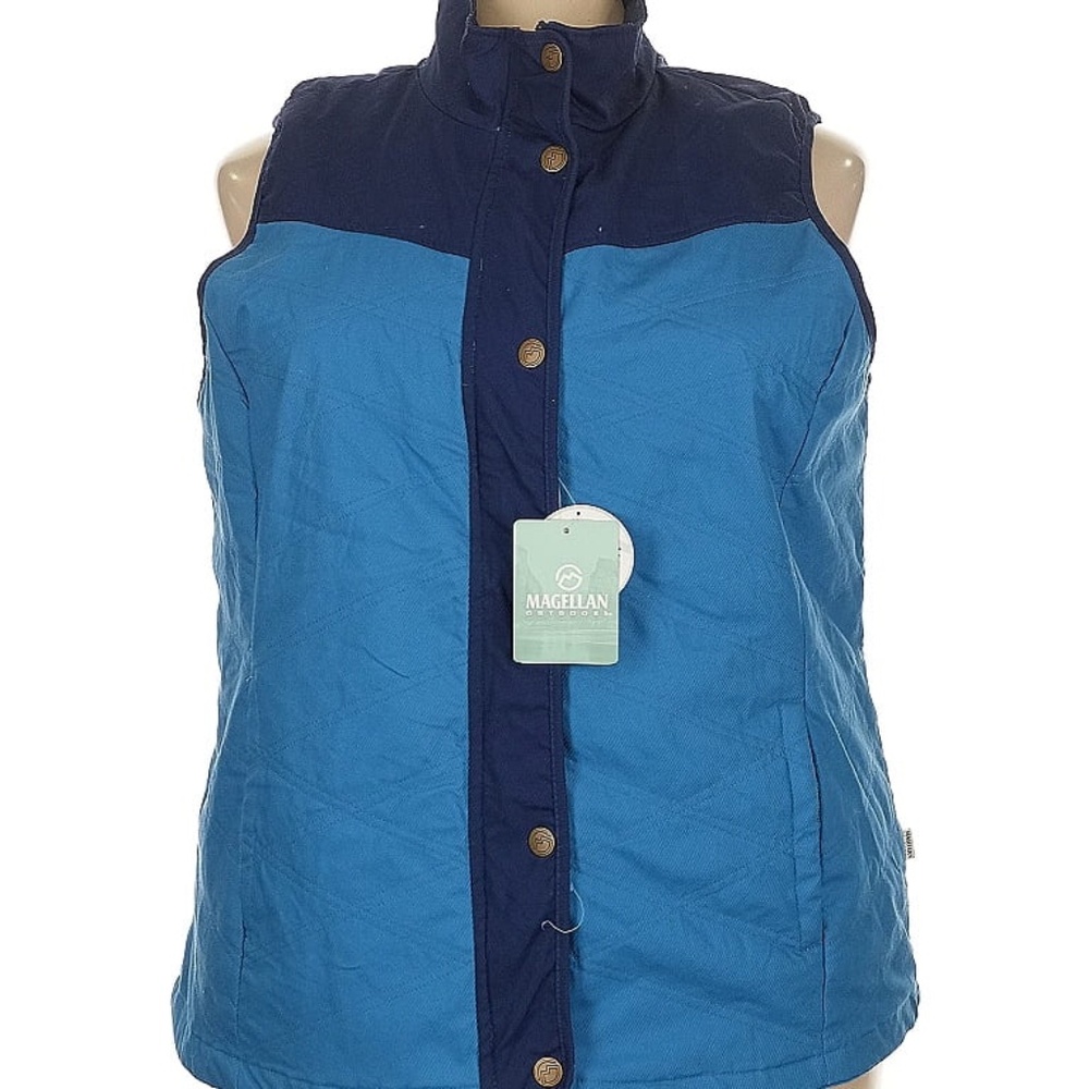NWT Magellan Outdoors Classic Fit Blue Vest 3X
